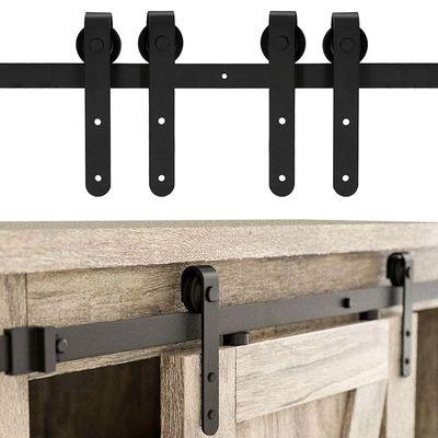 cintre de forme de 5Ft Mini Single Barn Door Hardware Kit Classic Strap J