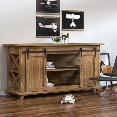 Poudre en acier solide de Mini Barn Door Hardware Black enduite