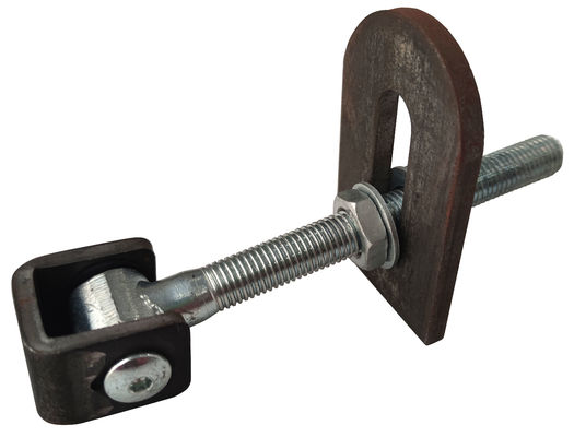 Charnière réglable de la porte Q235 avec les plats de support de soudure