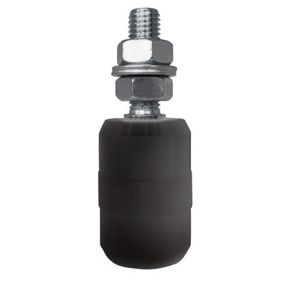 Noir en nylon et en acier 40x60mm de rouleau de guide de porte de glissement M14