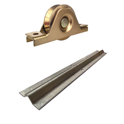 Kit automatique 4&quot; de roue de porte de glissement de matériel de porte de glissement cannelure V