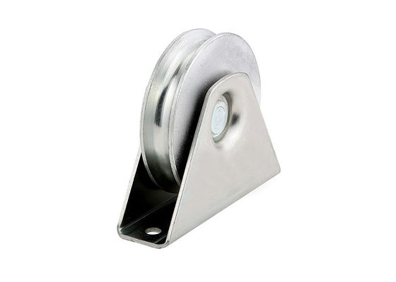 Roue de porte de glissement de cannelure des aciers U avec l'incidence