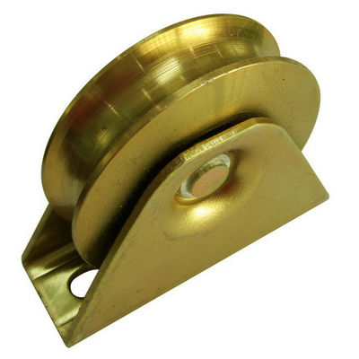 Roue de porte de glissement de cannelure des aciers U avec l'incidence