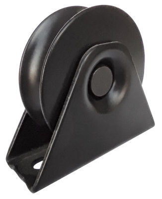Roue de porte de glissement de cannelure des aciers U avec l'incidence