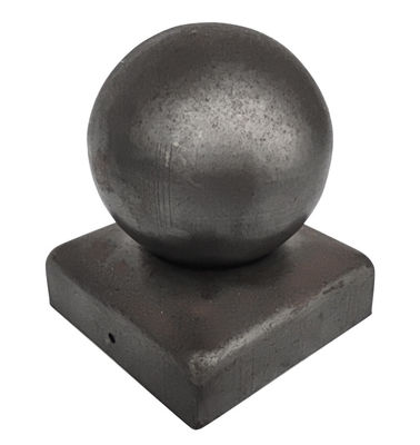 Baquet en acier sphérique galvanisé 100x100mm de Post Caps Round de barrière
