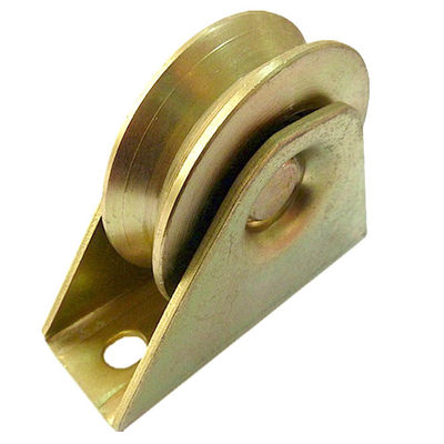 Métal en acier de la roue Q235 de porte de glissement de cannelure de V 38mm - 200mm