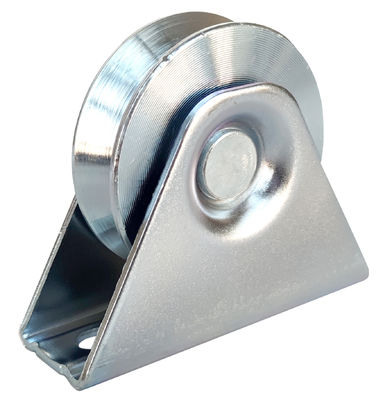 Métal en acier de la roue Q235 de porte de glissement de cannelure de V 38mm - 200mm