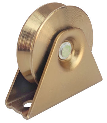 Métal en acier de la roue Q235 de porte de glissement de cannelure de V 38mm - 200mm