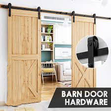 innovateur ultra tranquille noir de glisseur de conception de 8ft dans l'option de concepteur, tous les kits de matériel de porte de grange de partie