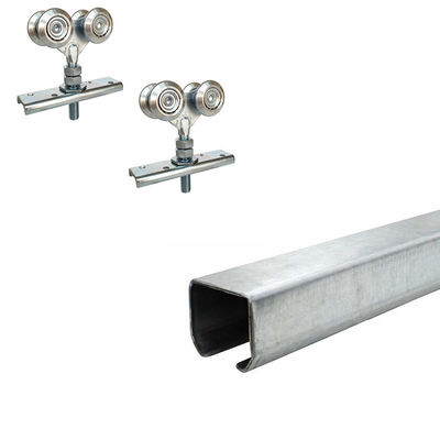 Voie de porte accrochante de fer galvanisé pour le système de voie accrochant de rouleau