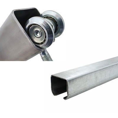 Voie de porte accrochante de fer galvanisé pour le système de voie accrochant de rouleau