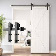 Kit de matériel pour une porte de grange coulissante particulièrement forte et tranquille simple et facile pour installer approprié à des 60 larges inc.