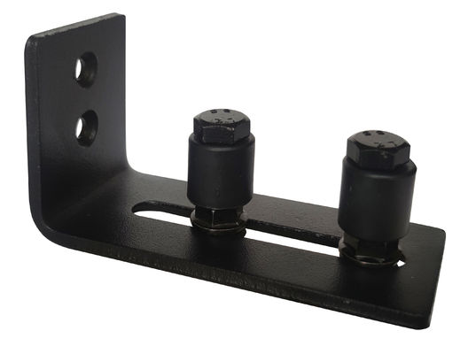 Flux entièrement réglable de porte de grange avec le rouleau de séjour de guide de porte de parenthèse de bâti de mur de plancher avec 8 installations différentes