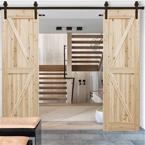 Matériel classique de porte de grange de forme de J 6,6 pi d'acier au carbone de noir
