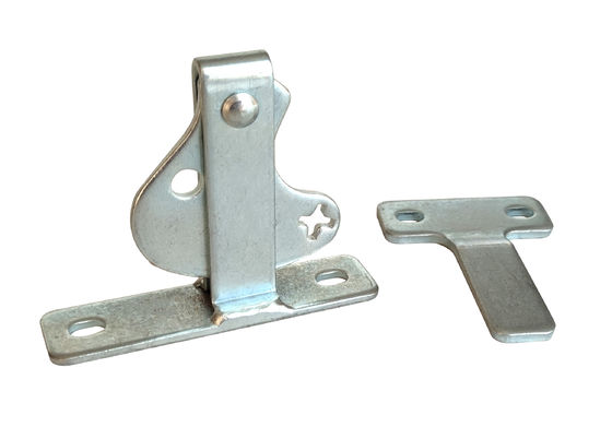 Verrous de porte ouverts faciles de porte de cour avec de l'acier de zinc de ruban de poignée