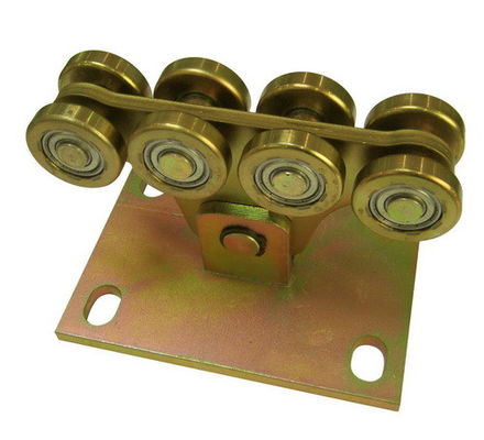 la porte de glissement d'encorbellement de 48mm roule 8 chariots résistants