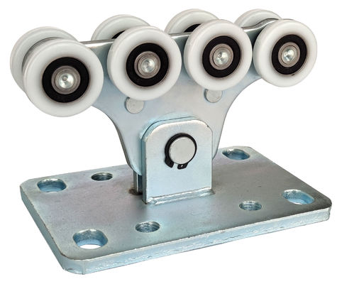 la porte de glissement d'encorbellement de 48mm roule 8 chariots résistants