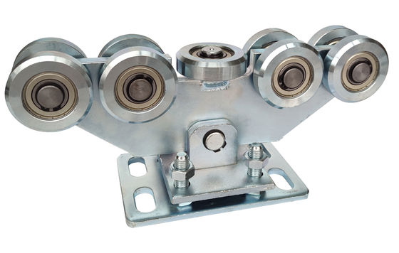 Chariot de rouleau d'encorbellement d'argent de zinc/de porte de glissement résistant