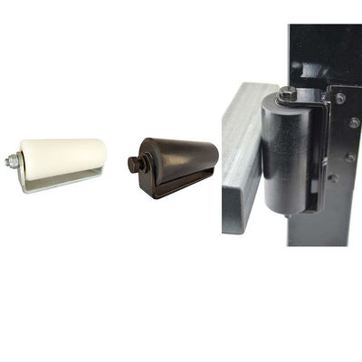 3&quot; les rouleaux en nylon en plastique pour les portes de glissement L forment le noir de parenthèse